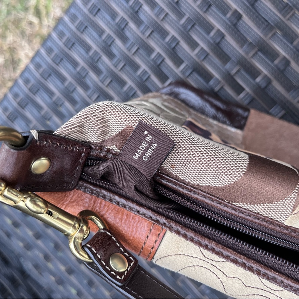 Coach Mini Multicolor Patchwork Shoulder Bag - image 8